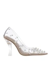 Cult Gaia Bijan Sandal In Clear In Transparent