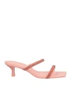 Cult Gaia Woman Sandals Pink Size 7 Textile Fibers