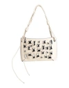 Cult Gaia Woman Shoulder Bag Off White Size - Leather