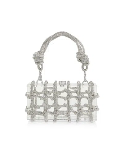 Cult Gaia Women's Bess Acrylic Top Handle Bag In Clear