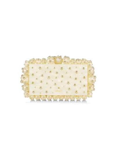 Cult Gaia Women's Eos Embellished Clutch In Ivory Gold