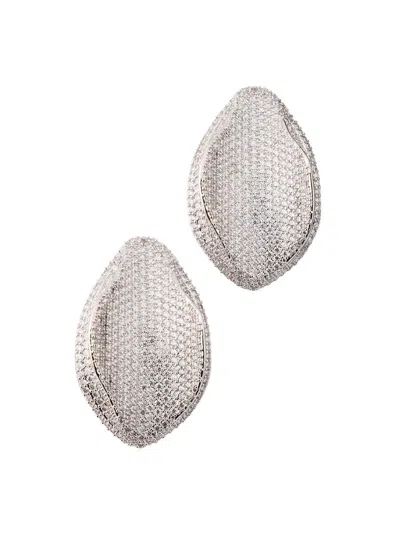 Cult Gaia Women's Erin Plastic Crystal & Silvertone Stud Earrings