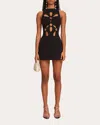 Cult Gaia Franco Cut Out Mini Dress In Black