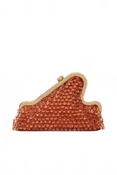 Cult Gaia Women's Giana Clutch In Currant In Red