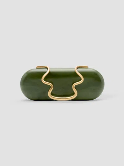 Cult Gaia Women's Ilaria Sculptural Clutch In Rosemary