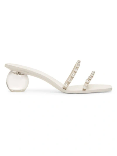 Cult Gaia Women's Jaiden Faux-pearl-embellished Sandals