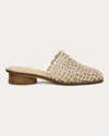 Cult Gaia Merida Woven Mule In Neutrals