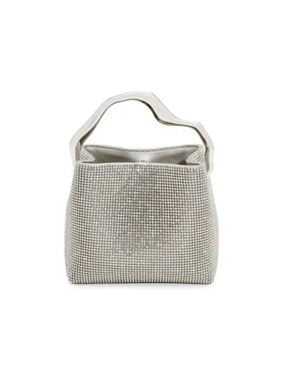 Cult Gaia Women's Mini Solene Rhinestone Top Handle Bag In Transparent