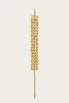 Cult Gaia Women's Nora Choker In Gold Foiled Wood In Multi