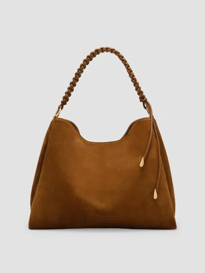 Cult Gaia Women's Osa Suede Tote In Brown