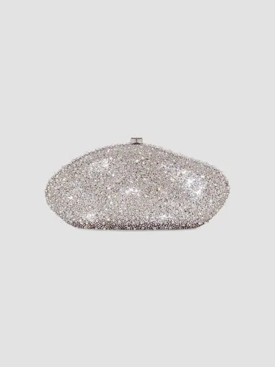 Cult Gaia Women's The Caldera Embellished Clutch In Clear