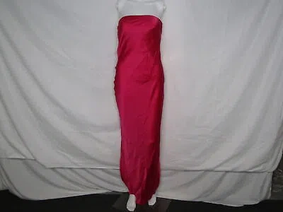 Pre-owned Cult Gaia Women's Us 2 Perla Floor Length Dress Dragonfruit In Pink
