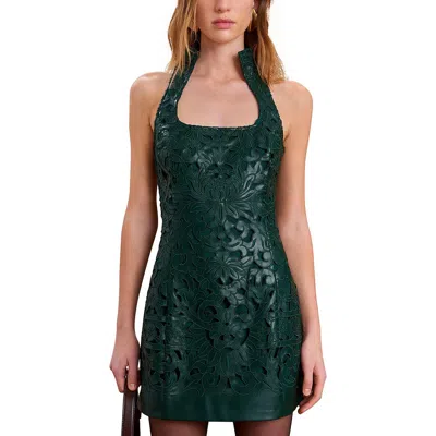 cult gaia green dress Celestine & Mae GAIA MIDI DRESS IN SMOKE GREEN main image 0