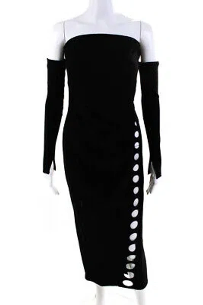 Pre-owned Cult Gaia Womens Capri Dress - Black Size 0