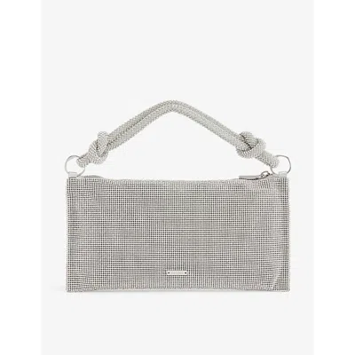 Cult Gaia Womens Clear Hera Nano Crystal-embellished Shoulder Bag