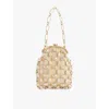 Cult Gaia Brielle Wristlet In Champagne Pearl