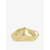 Cult Gaia Caldera Clutch Bag In Shiny Gold