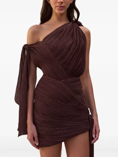 Cult Gaia Wonder Dress In Brown