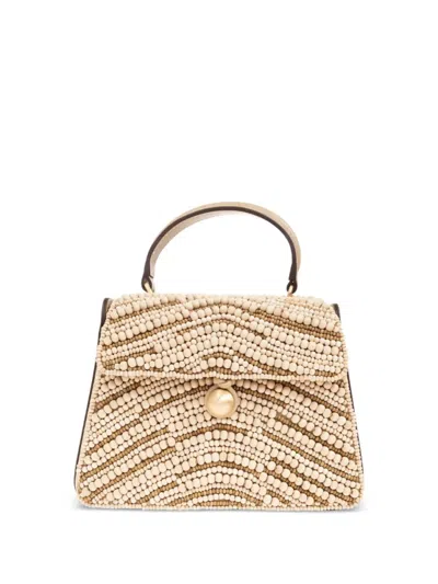 Cult Gaia Wood-bead Embellished Tote Bag