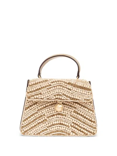 Cult Gaia Wood-bead Embellished Tote Bag In Multi