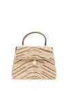 Cult Gaia Wood-bead Embellished Tote Bag In Neutrals