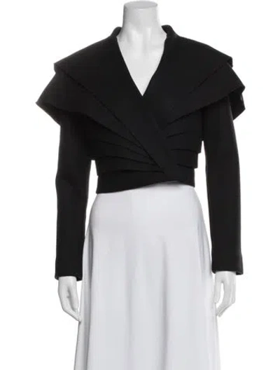 Pre-owned Cult Gaia Wool Jacket W/ Tags In Black