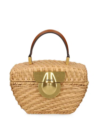 Cult Gaia Woven Tote Bag In Neutral