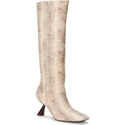 Cult Gaia Wren Flared Heel Boot In Multi