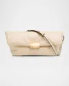 Cult Gaia Wren Puffy Leather Shoulder Bag In Neutral