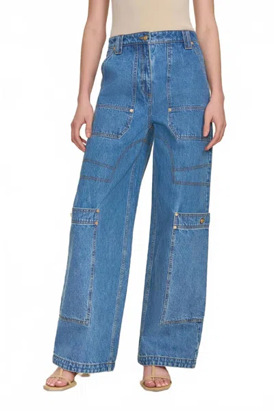 CULT GAIA WYNN PANT IN MEDIUM STONE WASH