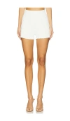 Cult Gaia For Fwrd Bari Knit Short In 오프 화이트