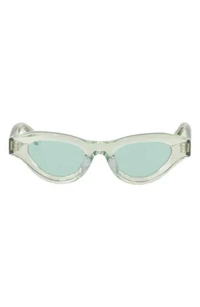 Cult Gaia X Thierry Lasry Jaya 49mm Cat Eye Sunglasses In Green
