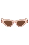 Cult Gaia X Thierry Lasry Jaya 49mm Cat Eye Sunglasses In Pink