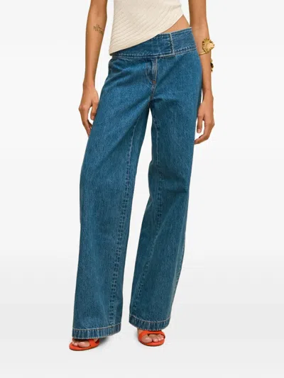 Cult Gaia Yael Pants In Blue