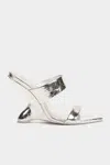 CULT GAIA YARA SANDAL IN SILVER