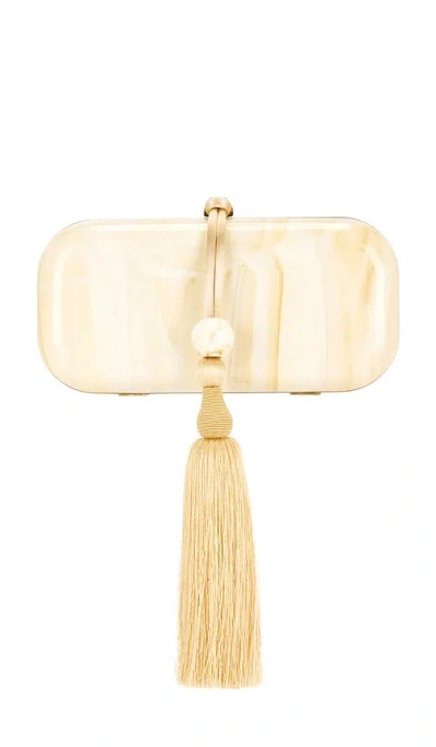 Cult Gaia Yasmin Clutch In Sand