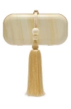 Cult Gaia Yasmin Clutch In Sand