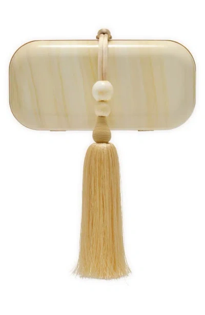Cult Gaia Yasmin Clutch In Sand