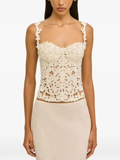 Cult Gaia Zaire Top In Gold