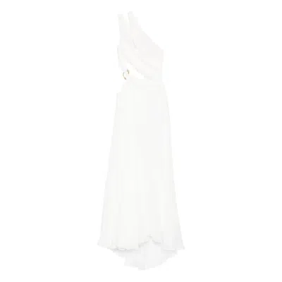 Cult Gaia Zan One-shoulder Ring Gown Dress In White