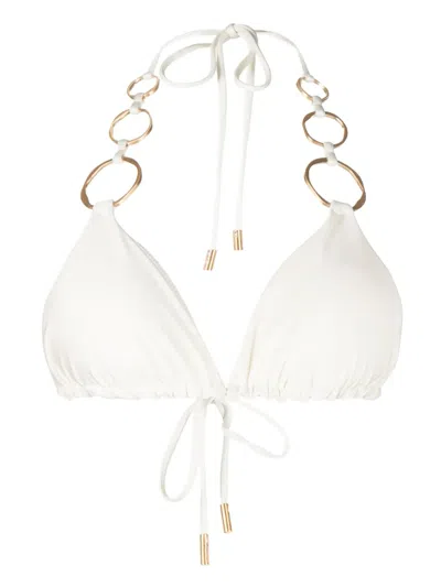 Cult Gaia Bikinioberteil Mit Ring In White
