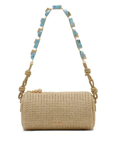 Cult Gaia Zozina Shoulder Bag In Gold