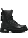 Cult Lace-up Studded Boots In Multi
