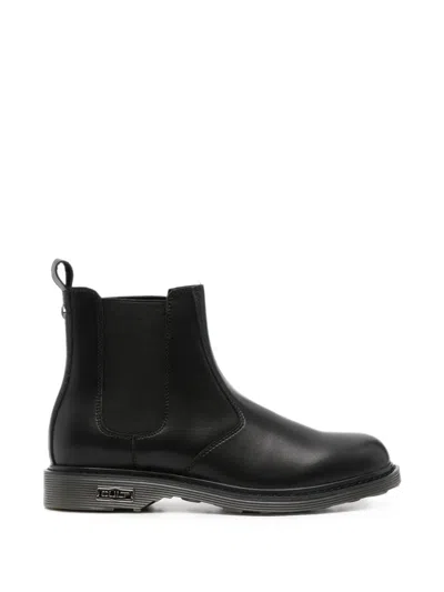 Cult Leather Chelsea Boots In Black