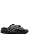 Cult Lizzo Flat Sandals In Black