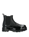 CULT CULT MAN ANKLE BOOTS BLACK SIZE 9 LEATHER