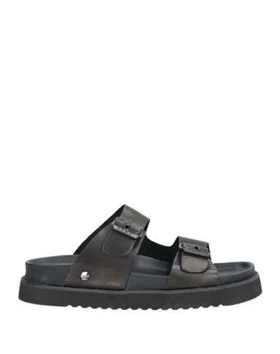 Cult Man Sandals Black Size 9 Leather