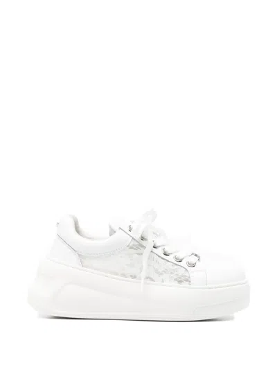 Cult Nirvana Lace Sneakers In White