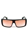 Cult Of Individuality 54mm Rectangular Gradient Sunglasses