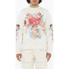 Cult Of Individuality Artwork Logo Graphic Sweatshirt In Winter White